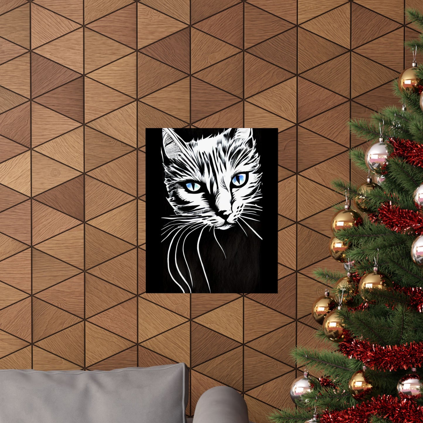 Cat, Matte Vertical Posters