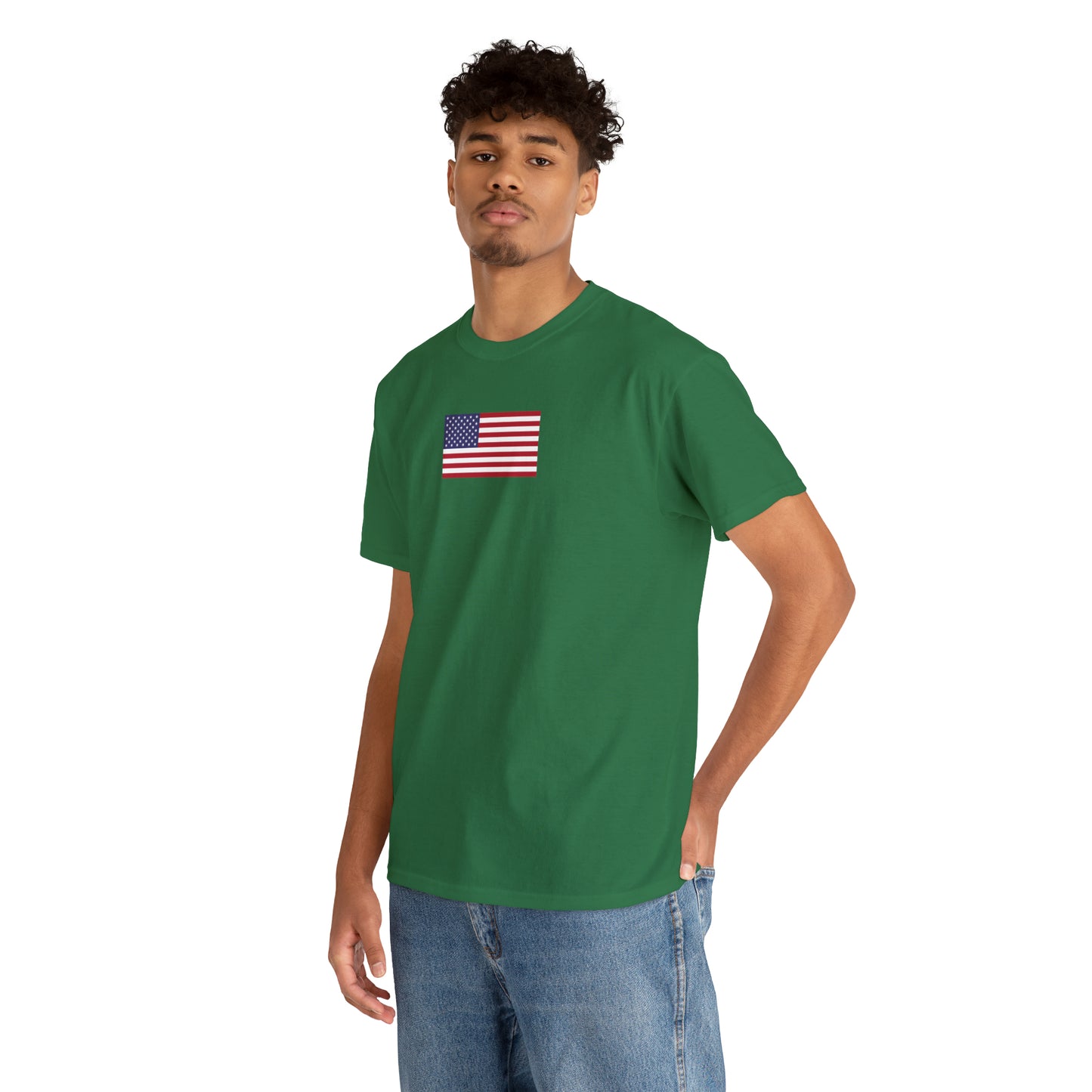 American Flag Unisex Heavy Cotton Tee