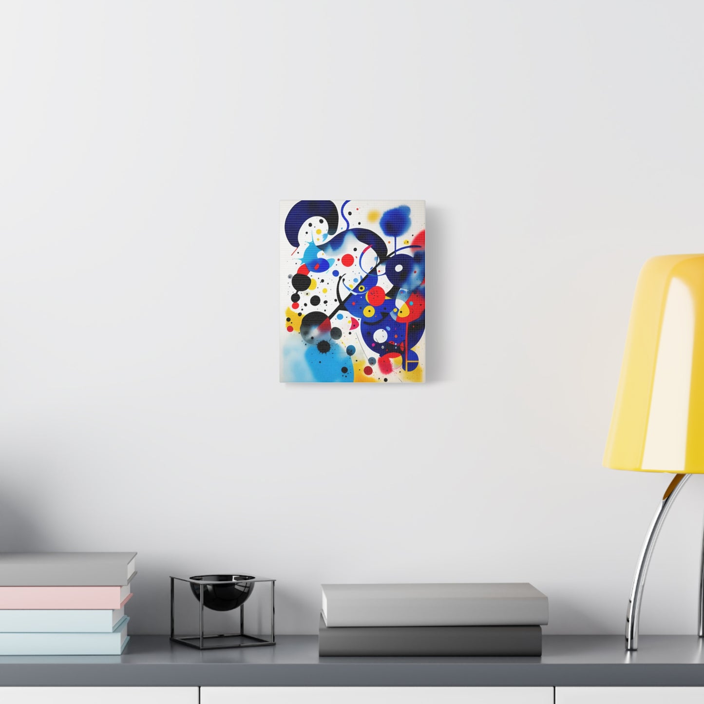 Miro-inspired Matte Canvas, Stretched, 1.25"