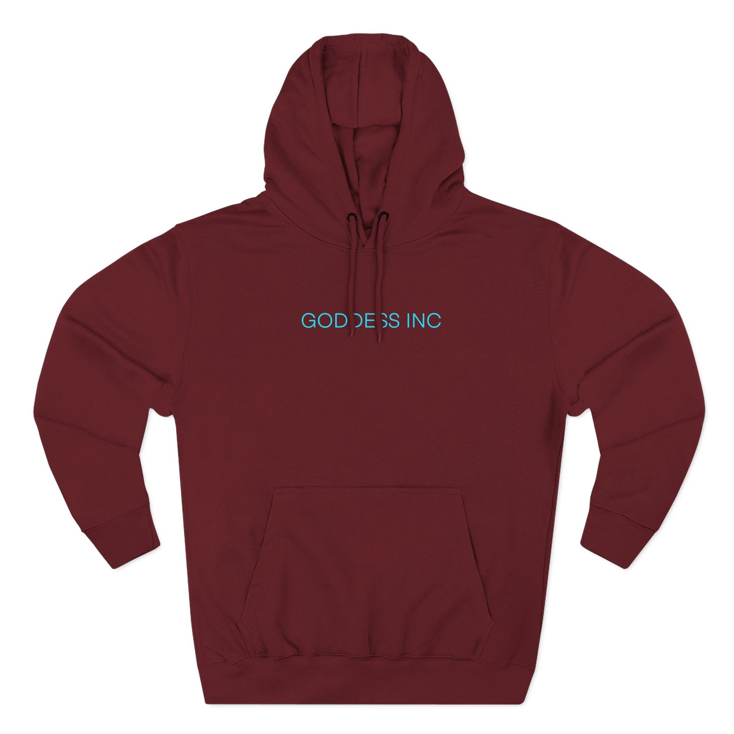 GODDESS INC Three-Panel Fleece Hoodie