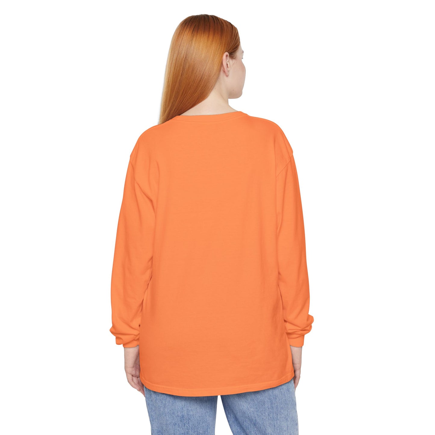 GODDESS INC Garment-dyed Long Sleeve T-Shirt