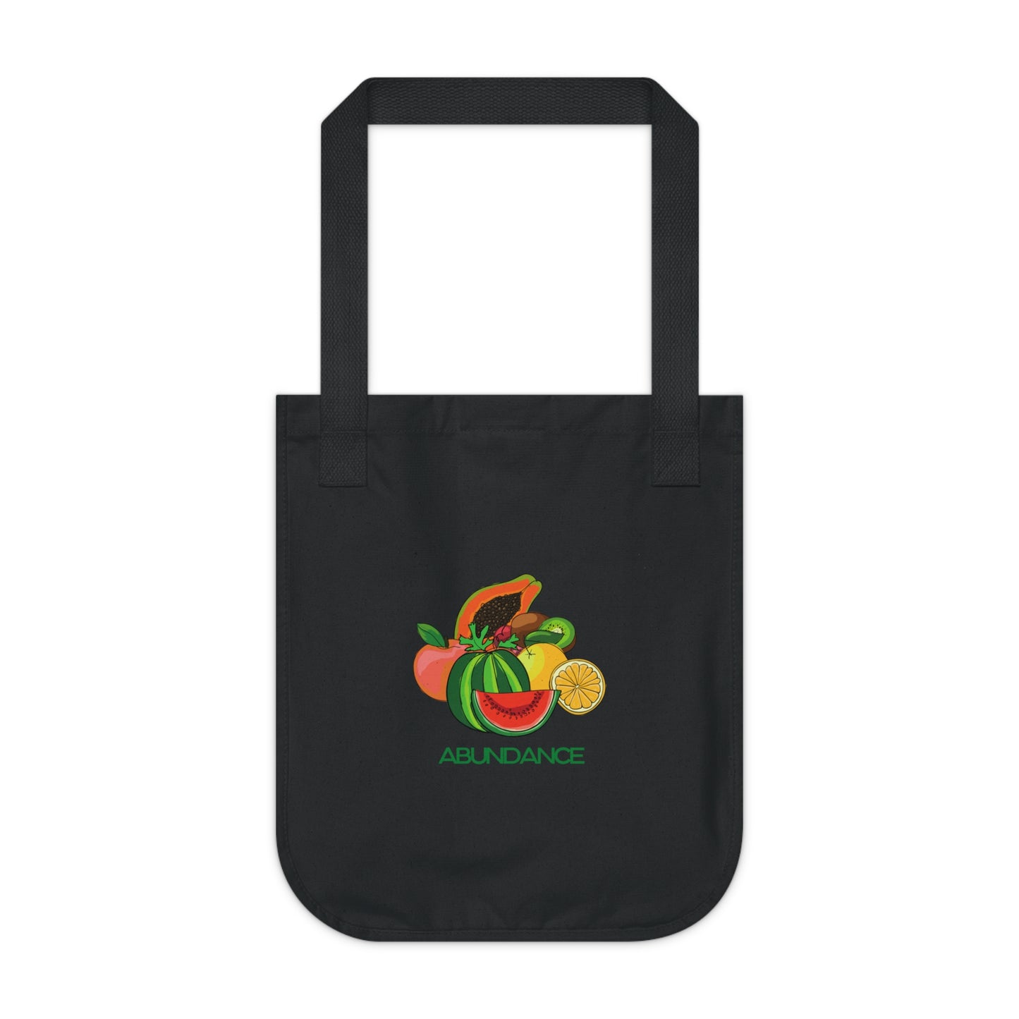 Organic Canvas Tote Bag, ABUNDANCE