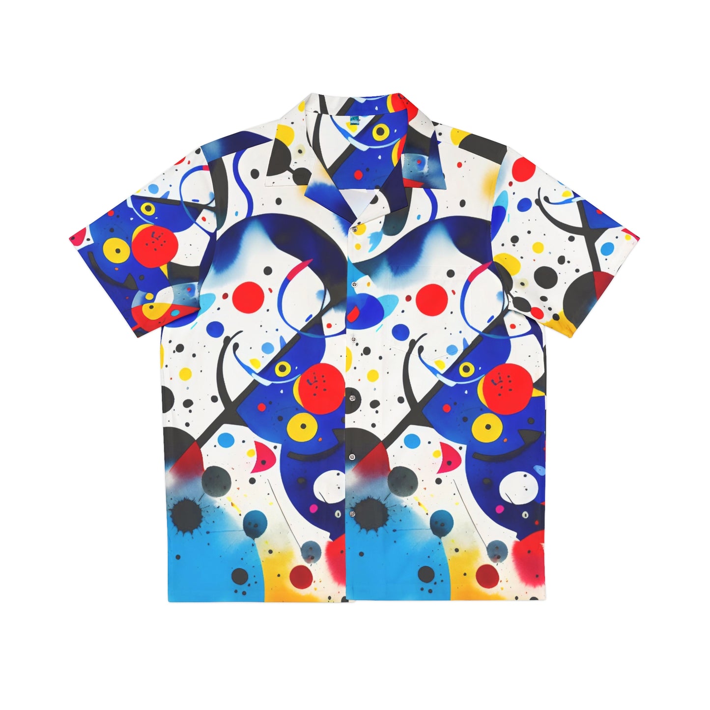 Abstract Art, Men's Hawaiian Shirt, Inspired by Miro