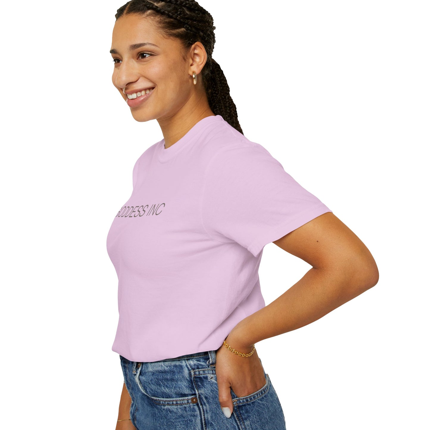 GODDESS INC Garment-Dyed T-shirt