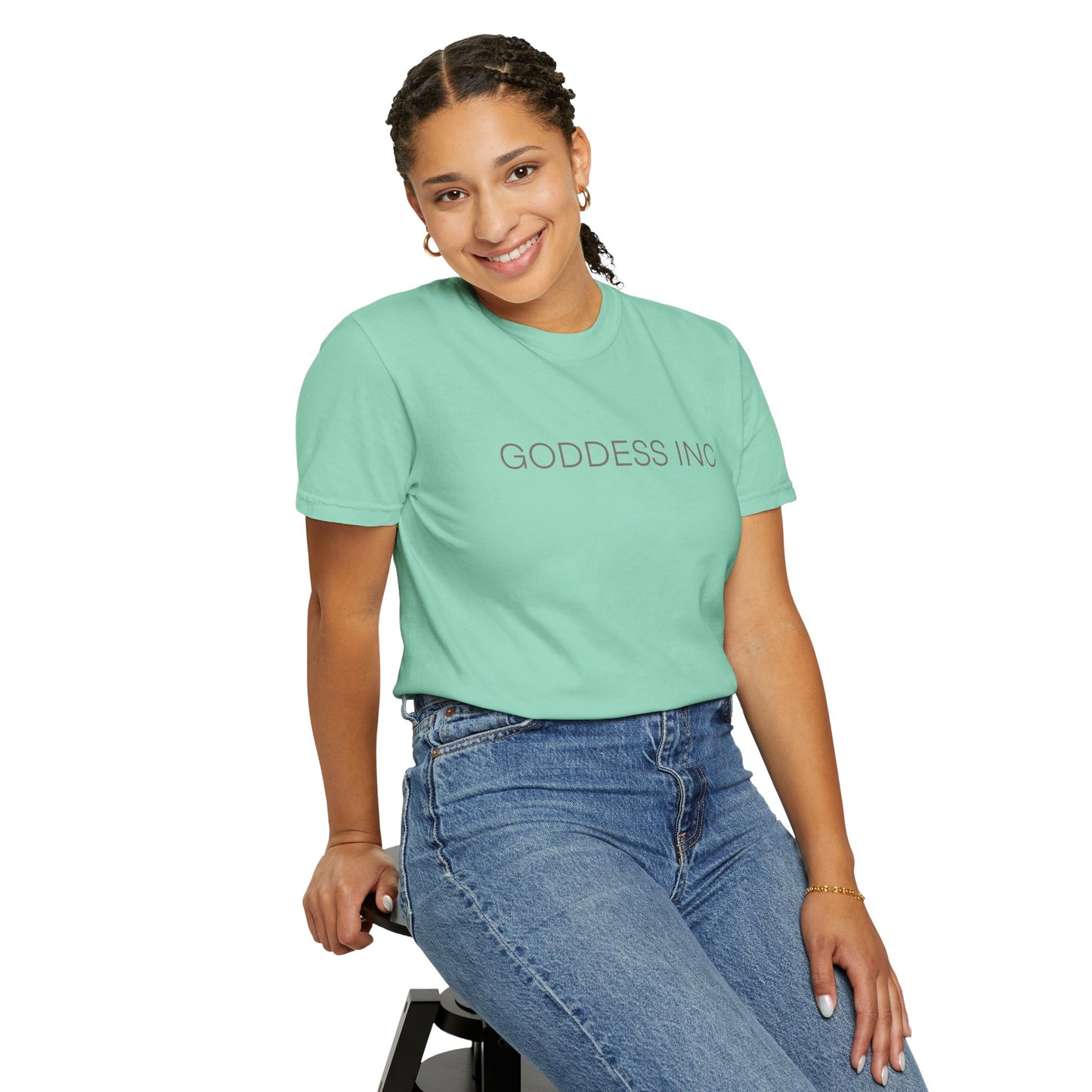 GODDESS INC Garment-Dyed T-shirt