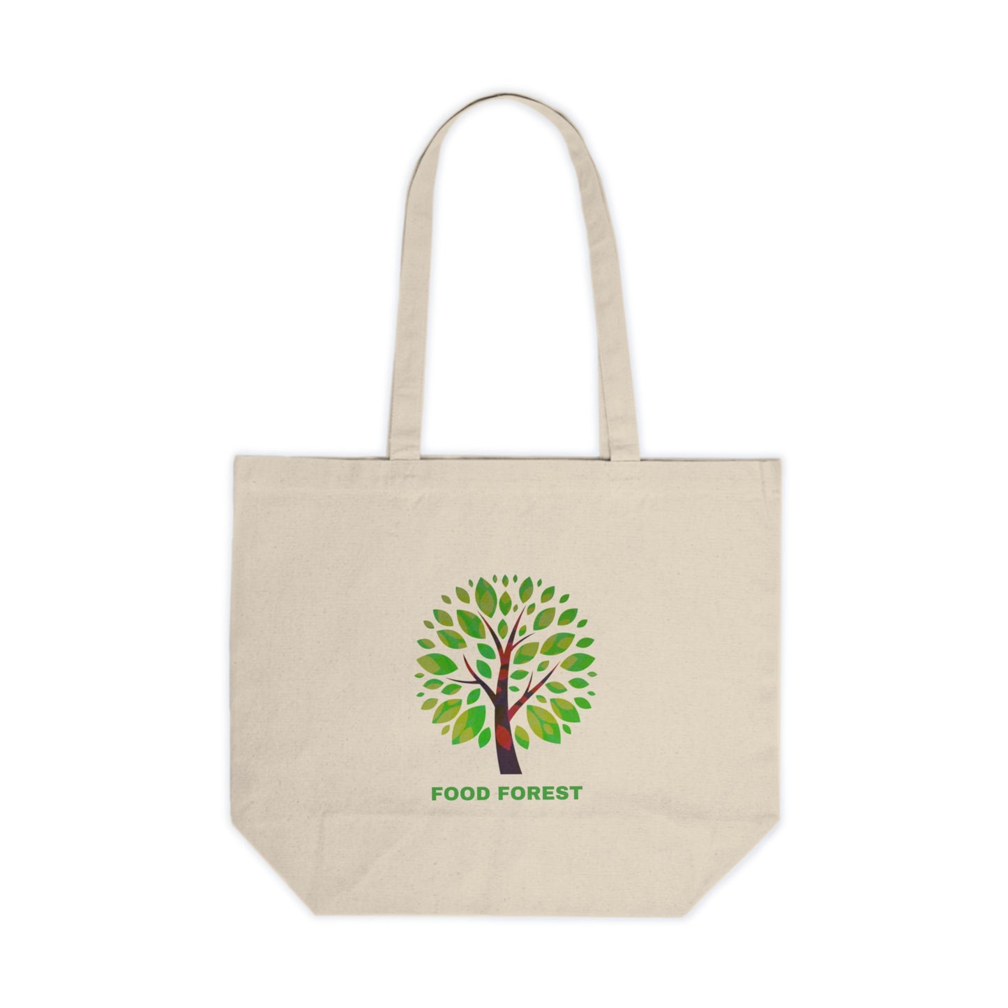 FOOD FOREST Canvas Shopping Tote