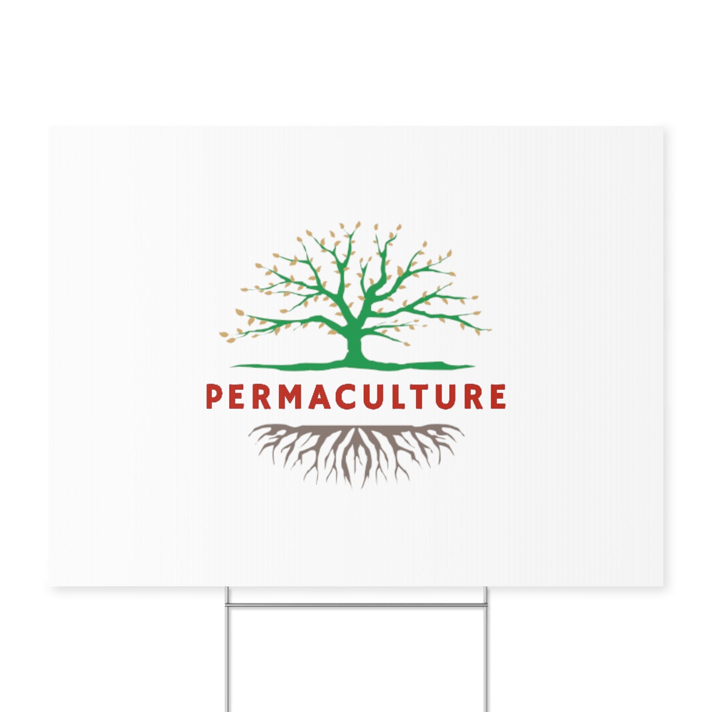 PERMACULTURE Yard Sign