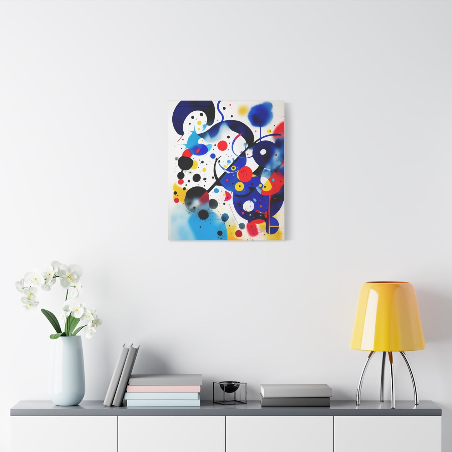 Miro-inspired Matte Canvas, Stretched, 1.25"