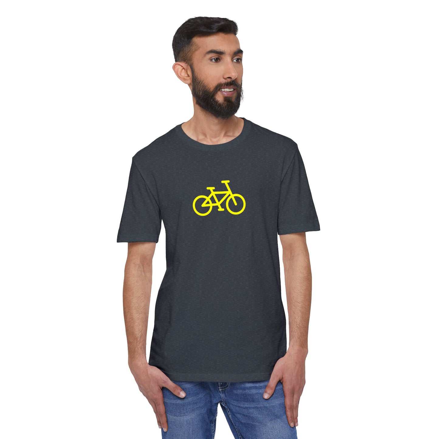 BIKE Unisex District® Re-Tee®, Gold Print