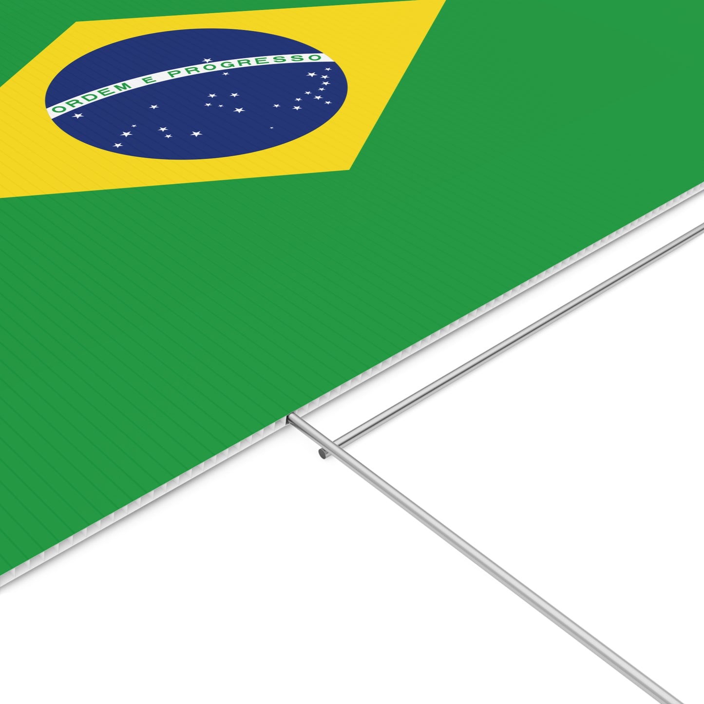 Brazilian Flag Yard Sign