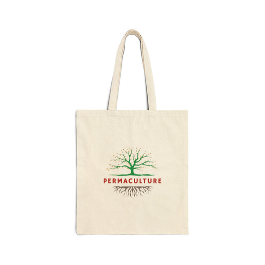 Permaculture, Cotton Canvas Tote Bag