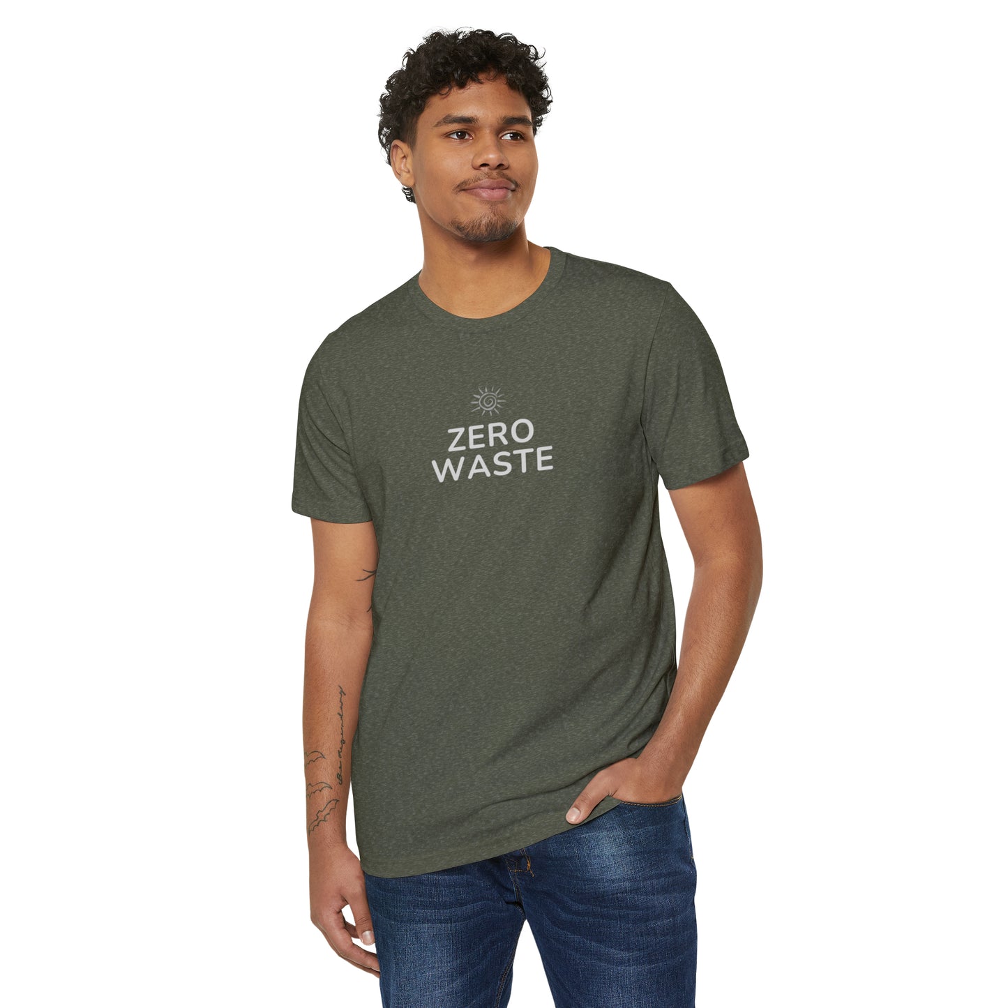 ZERO WASTE, Unisex Recycled Organic T-Shirt
