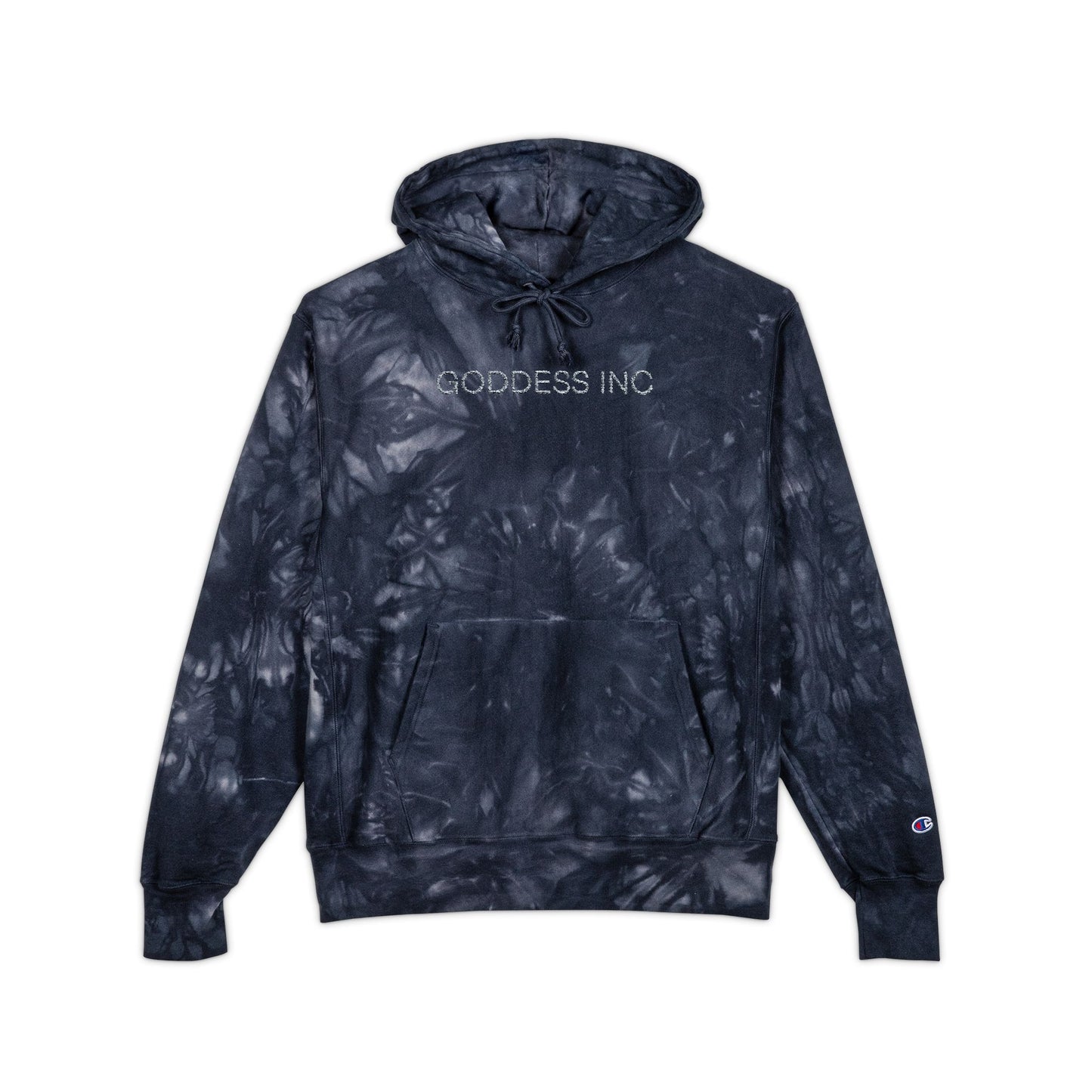 GODDESS INC Champion Tie-Dye Hoodie (Embroidery)