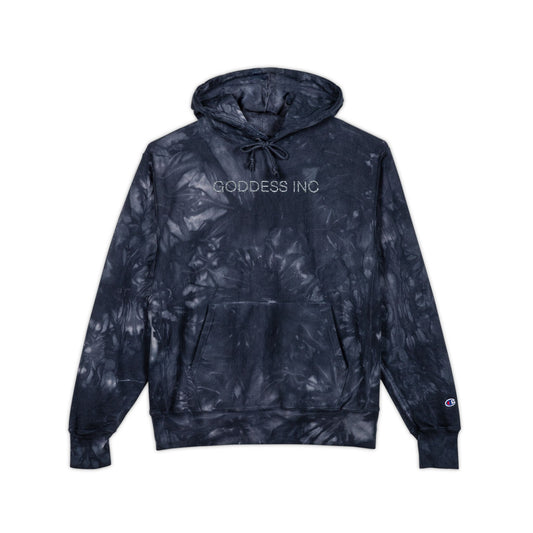 GODDESS INC Champion Tie-Dye Hoodie (Embroidery)