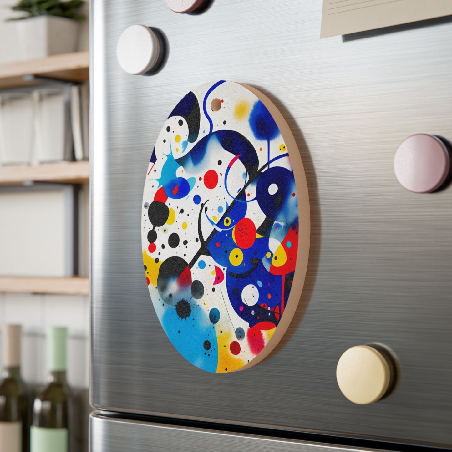 Wooden Ornaments, Inspired by Miro