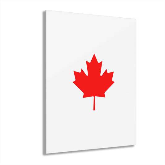 Canadian Maple Leaf, Acrylic Prints (French Cleat Hanging)