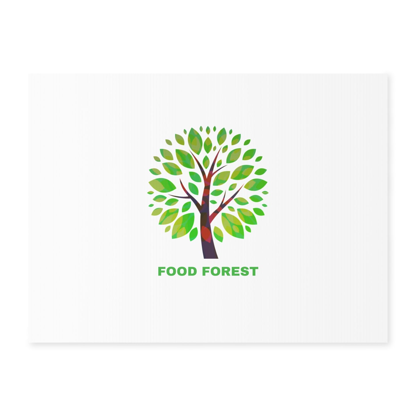Food Forest, Yard Sign