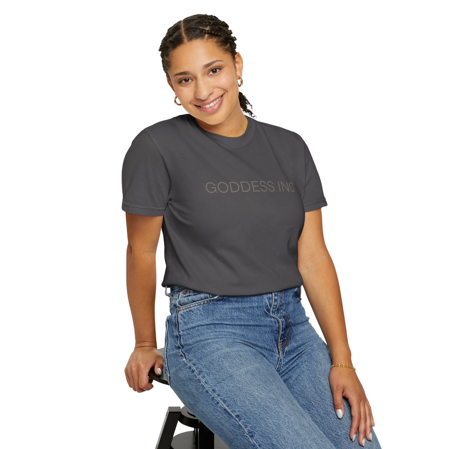 GODDESS INC Garment-Dyed T-shirt