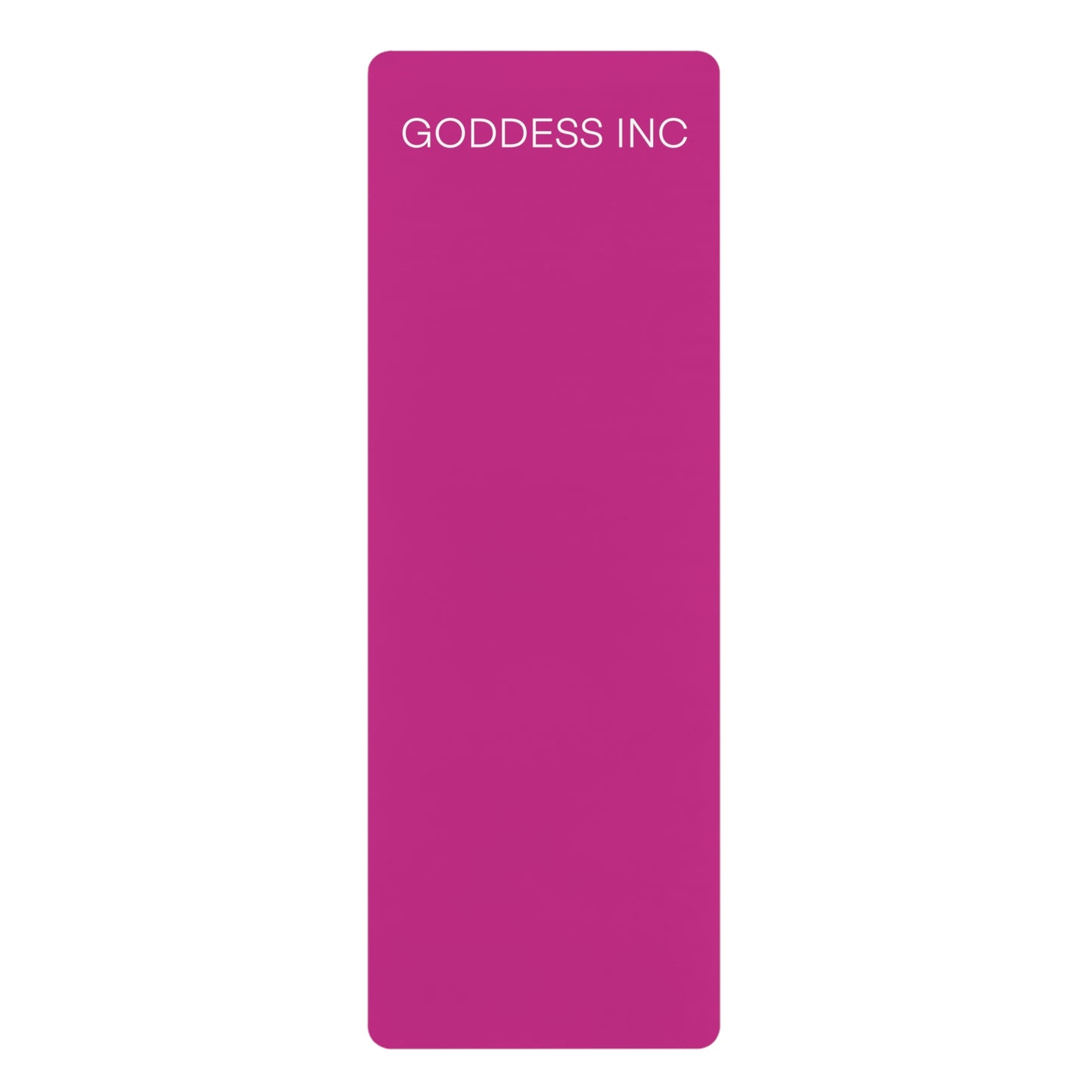 GODDESS INC, Rubber Yoga Mat, Pink