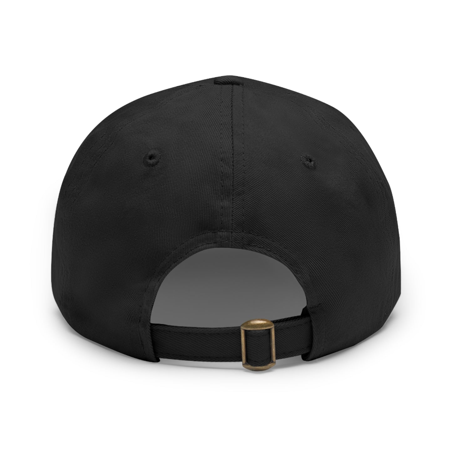 BIKE, Dad Hat with Leather Patch (Rectangle)