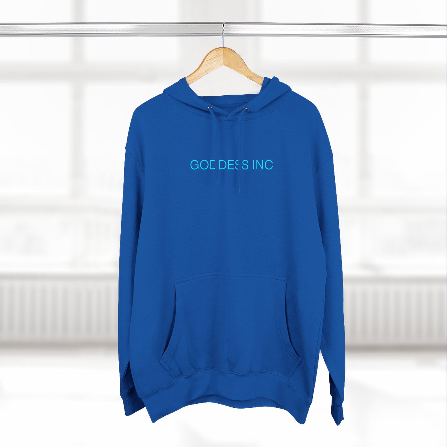 GODDESS INC Three-Panel Fleece Hoodie