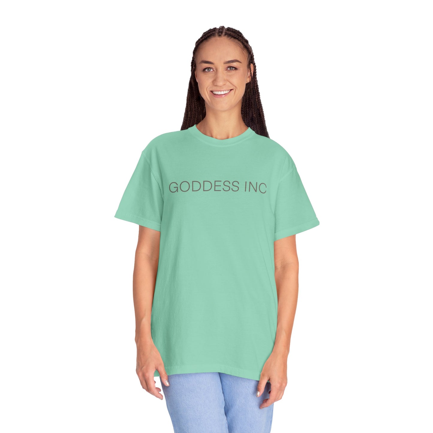 GODDESS INC Garment-Dyed T-shirt