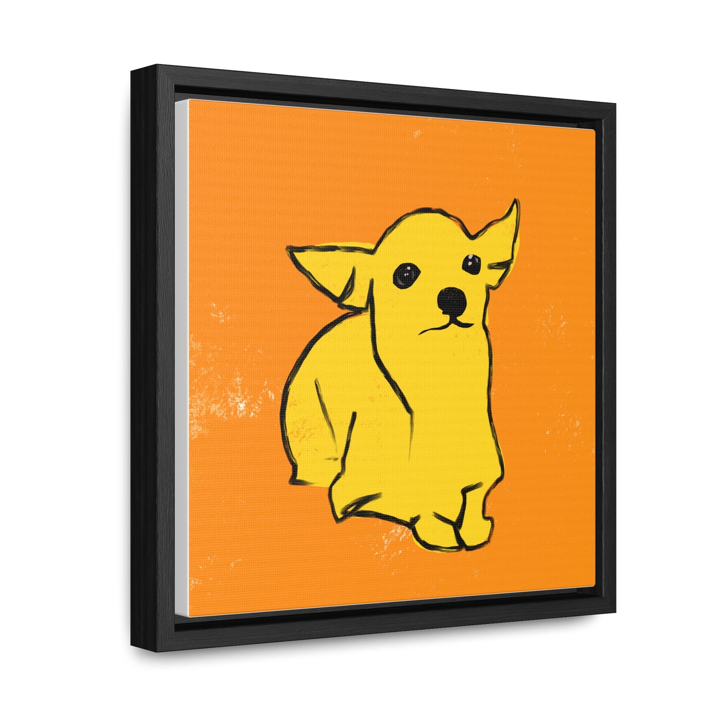 Chihuahua, Square Framed Premium Gallery Wrap Canvas