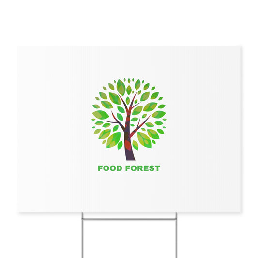 Food Forest, Yard Sign