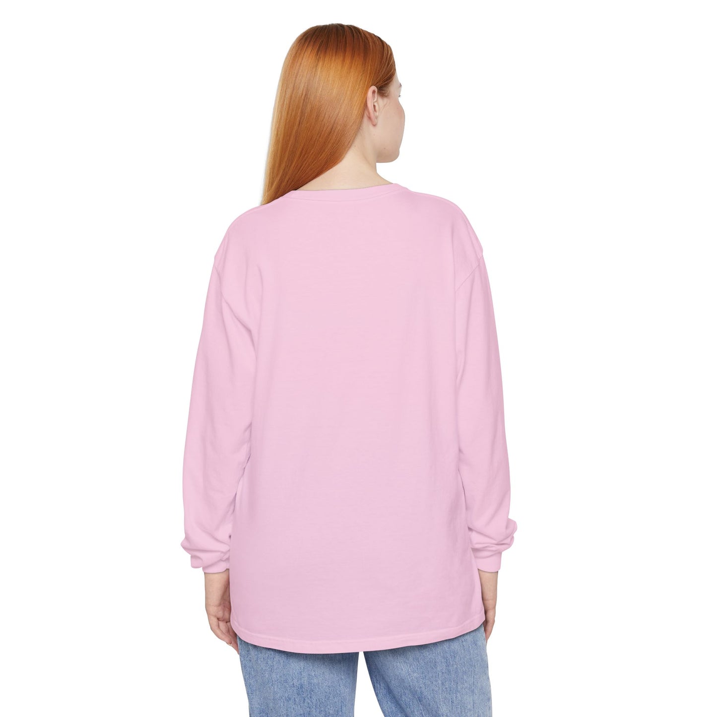 GODDESS INC Garment-dyed Long Sleeve T-Shirt