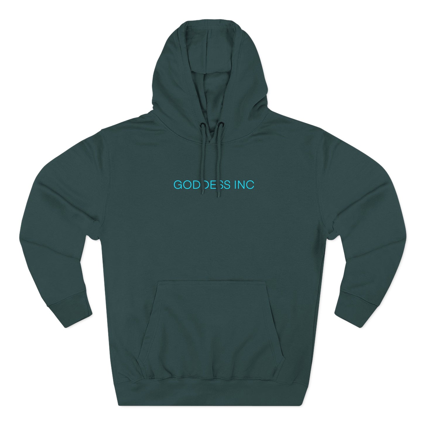 GODDESS INC Three-Panel Fleece Hoodie