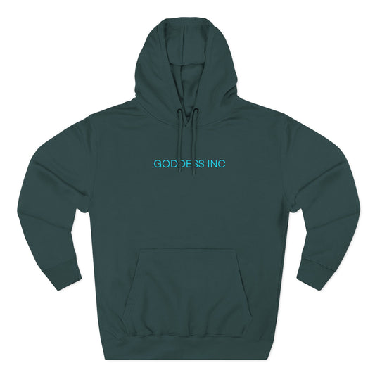 GODDESS INC Three-Panel Fleece Hoodie