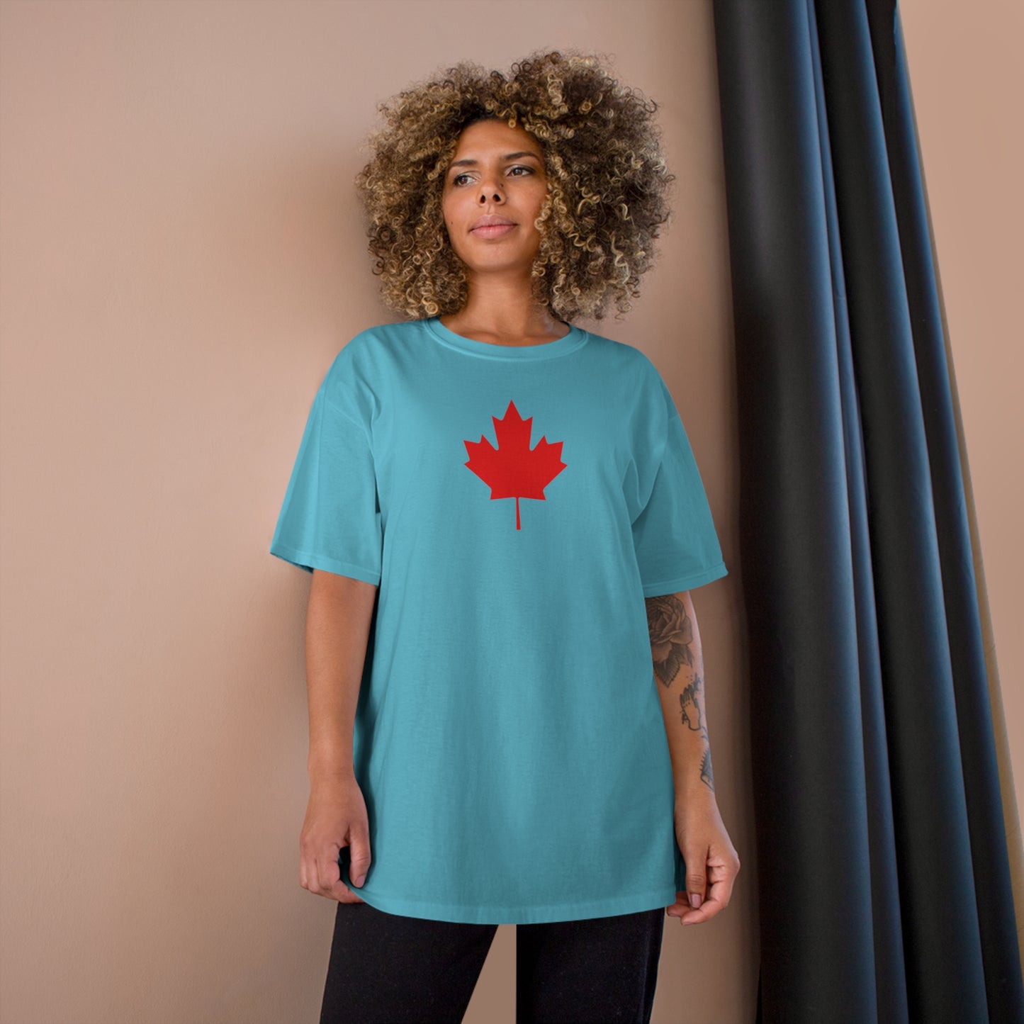Champion T-Shirt, Canadian Maple Leaf