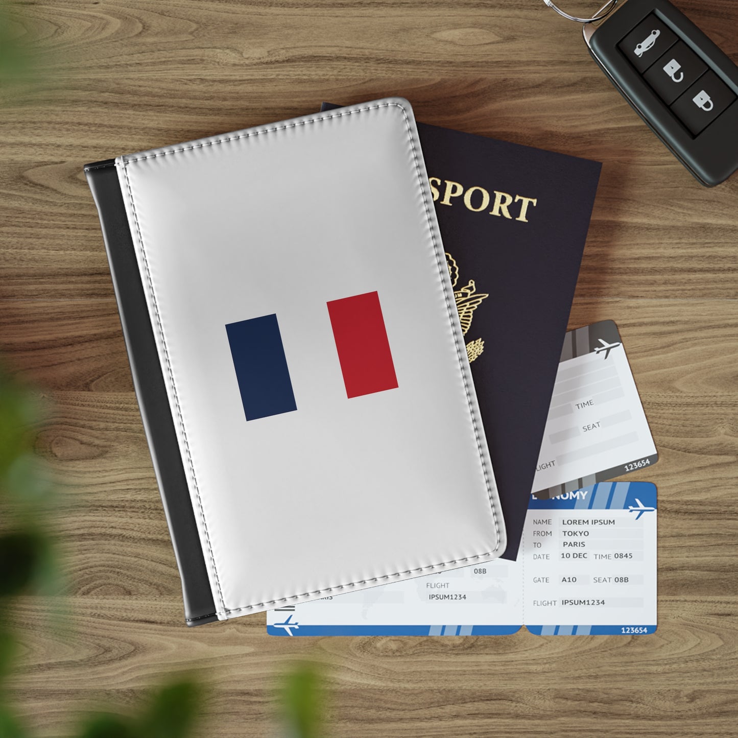 Passport Cover, French Flag