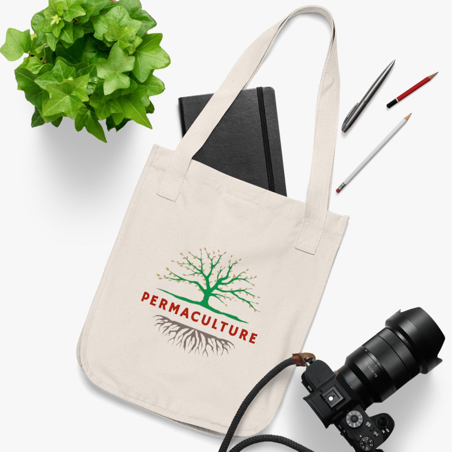 Permaculture, Organic Canvas Tote Bag