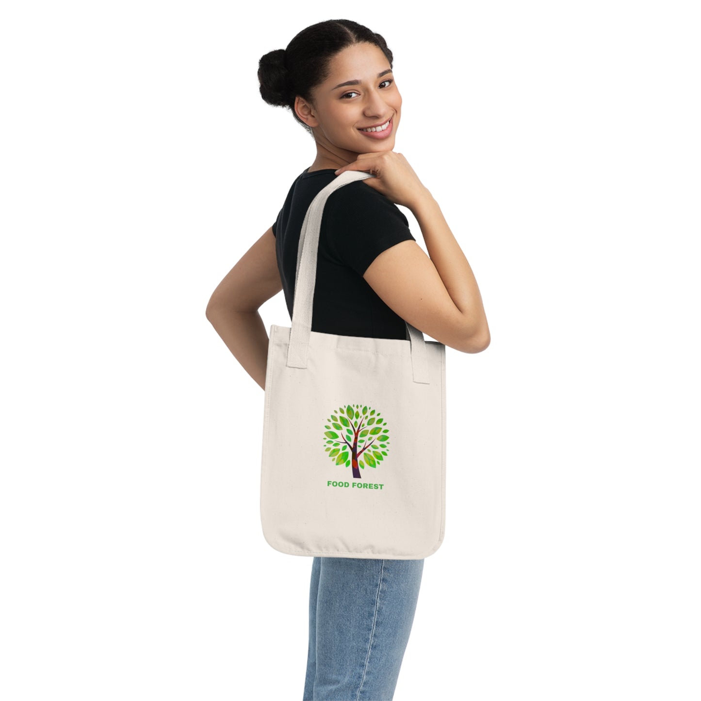 FOOD FOREST Organic Canvas Tote Bag