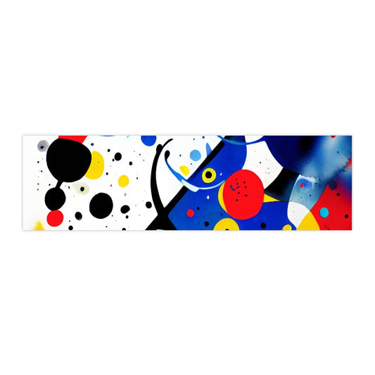 Abstract Art Bumper Sticker, Inspired by Miro