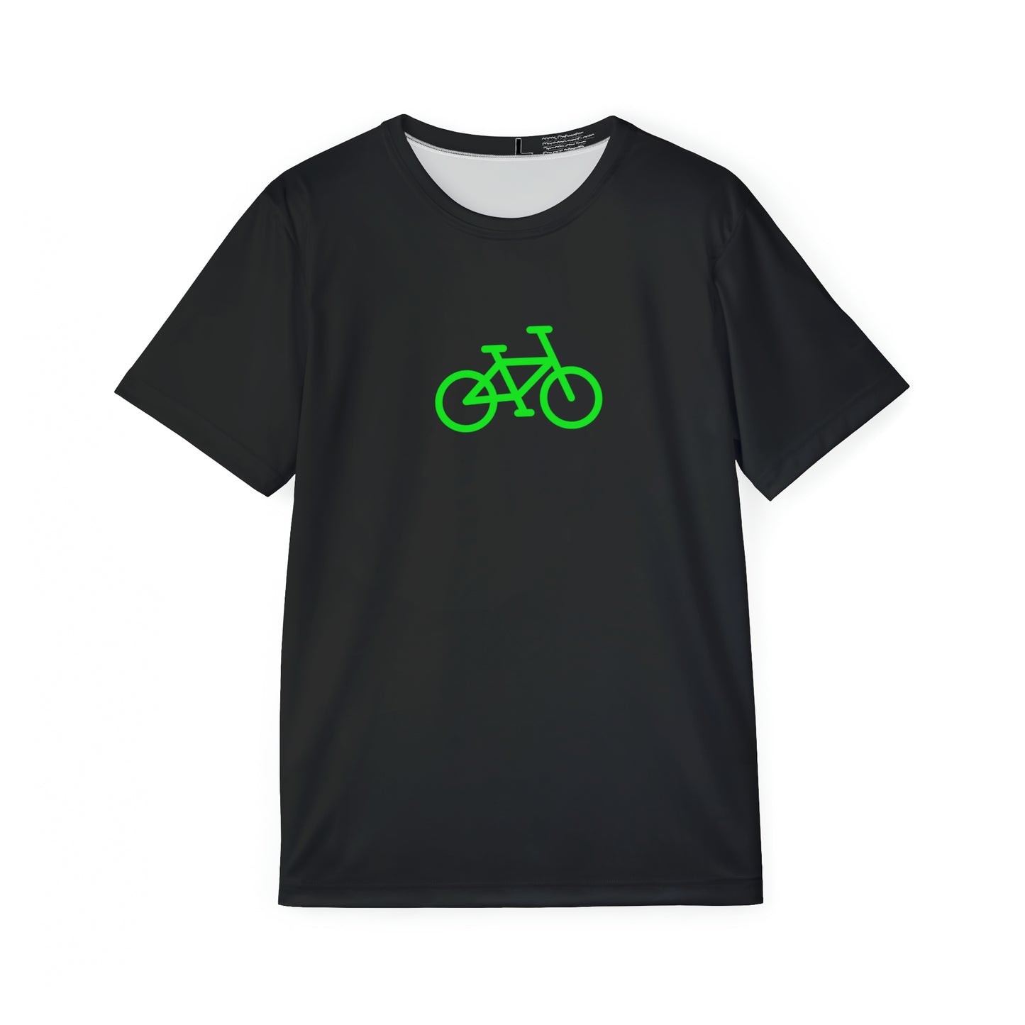BIKE Men's Sports Jersey, Black and Green