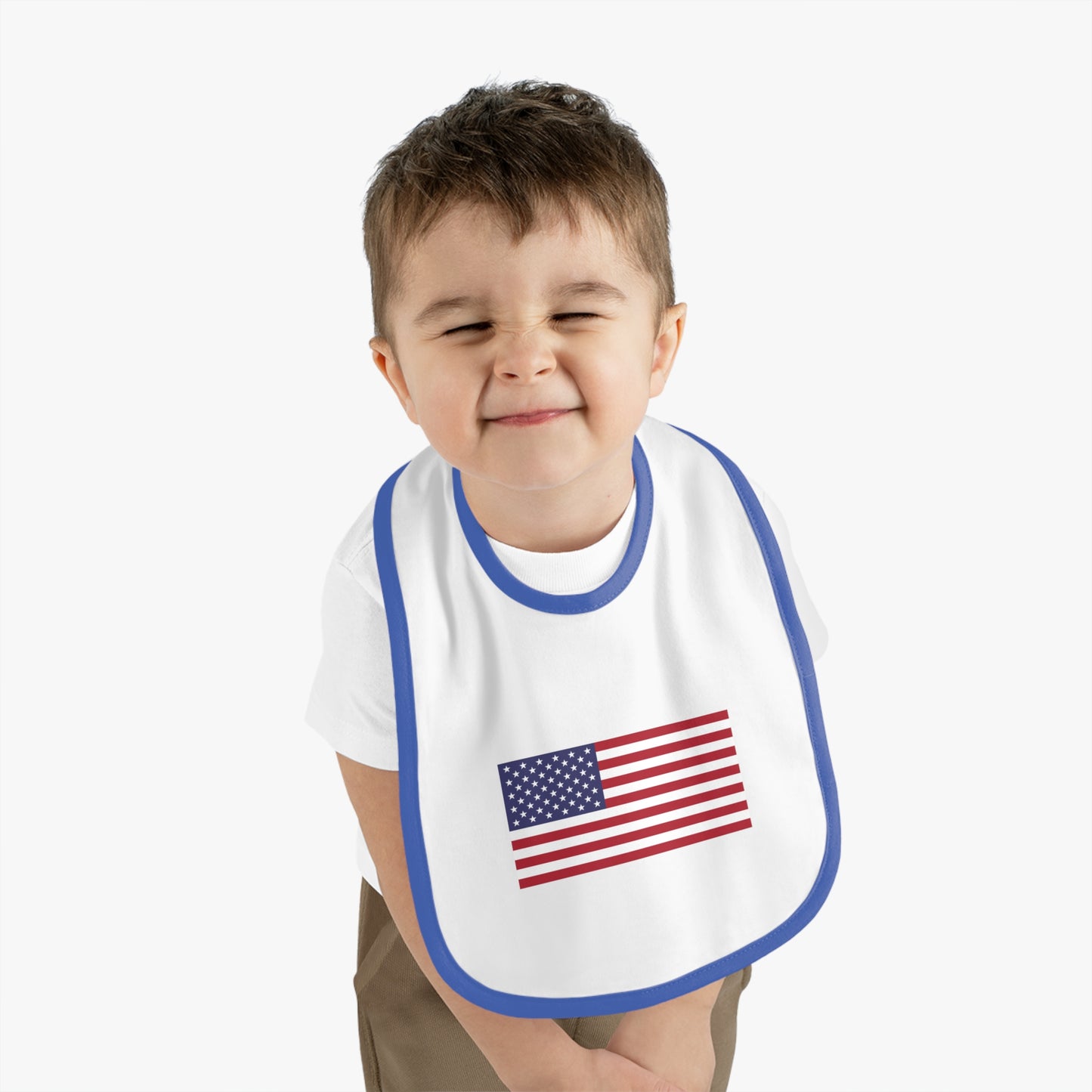 American Flag Baby Bib