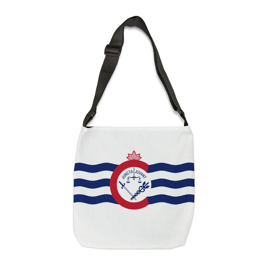 Cincinnati Flag, Adjustable Tote Bag