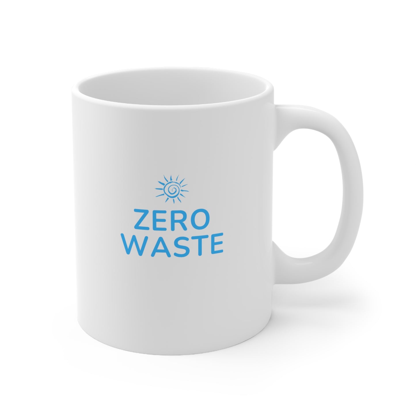 ZERO WASTE Ceramic Coffee Cups, 11oz, 15oz