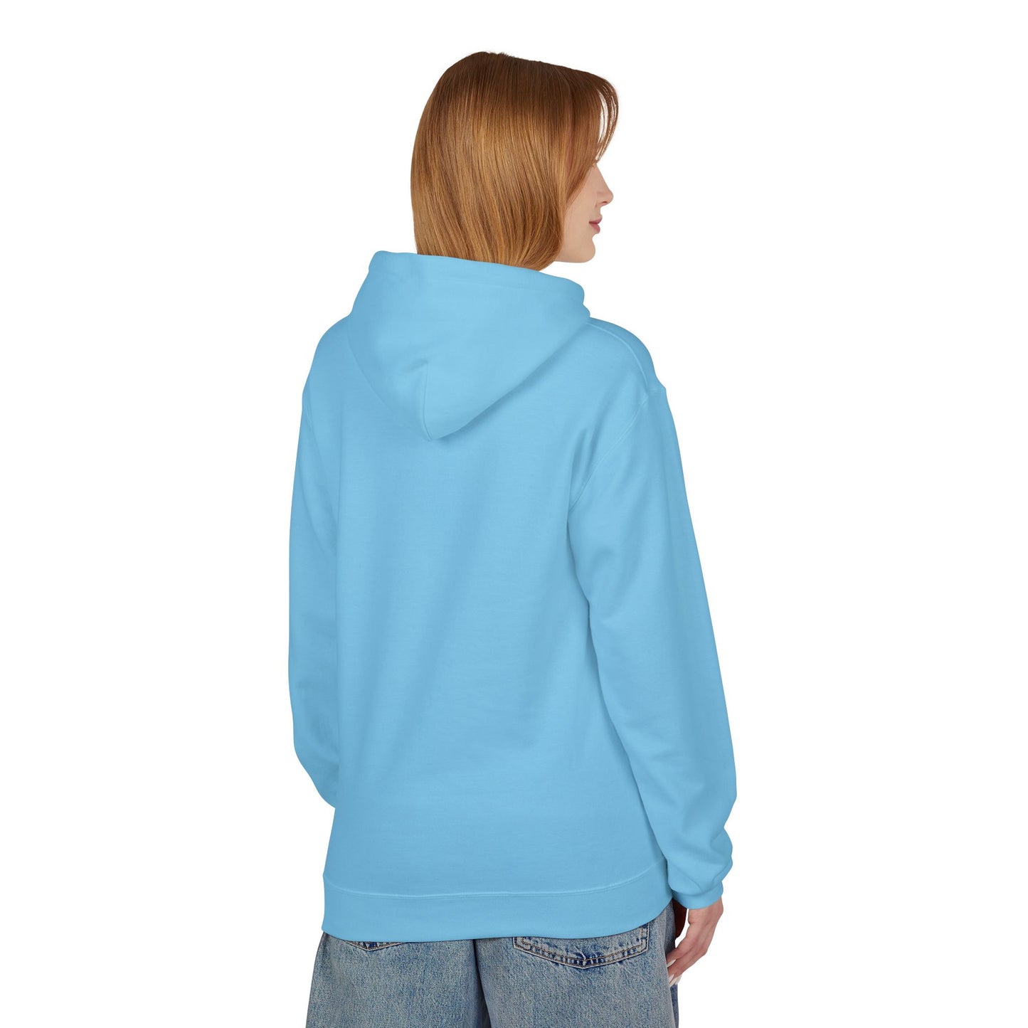 GODDESS INC, Midweight Softstyle Fleece Hoodie, Red Lettering