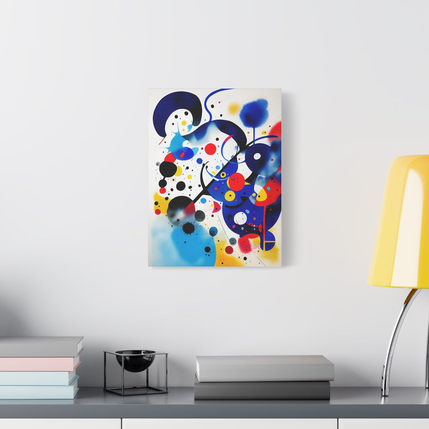 Miro-inspired Matte Canvas, Stretched, 1.25"