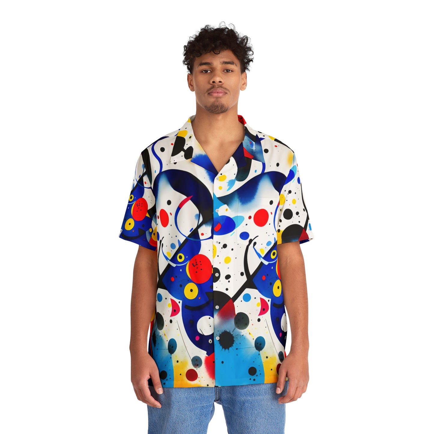 Men's Hawaiian Shirt, Inspired by Miro