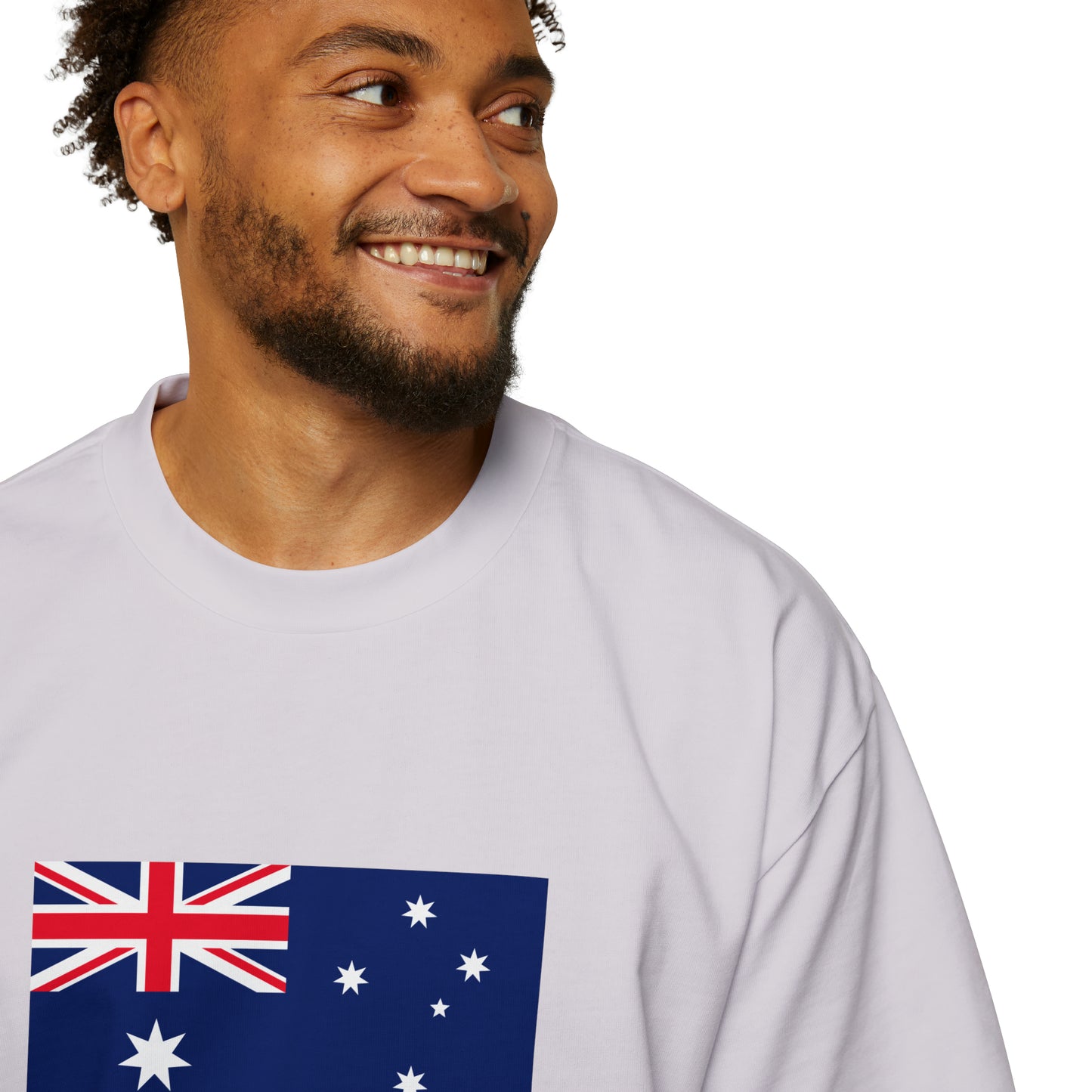 Australian Flag, Men's Heavy Oversized Tee