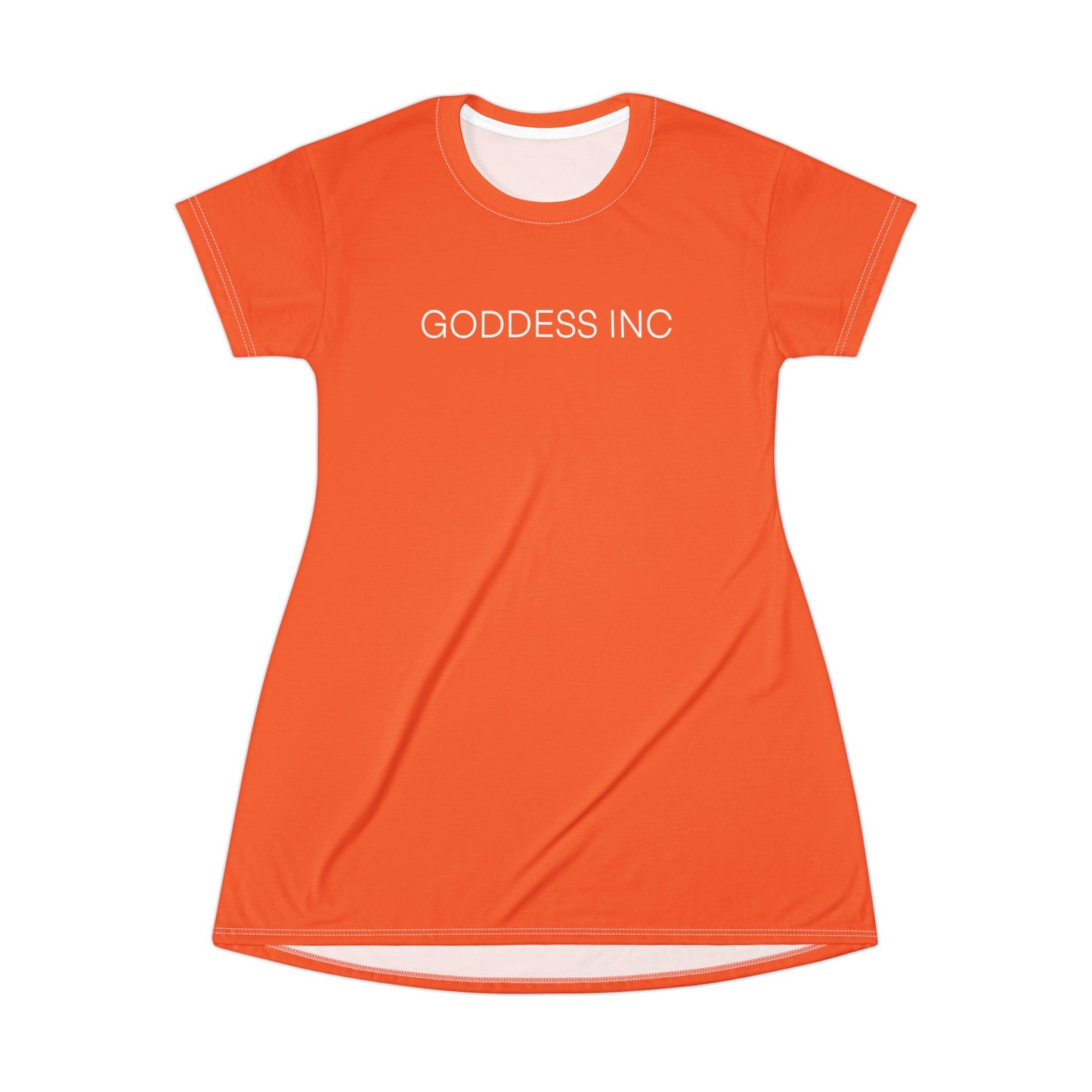GODDESS INC T-Shirt Dress, Orange