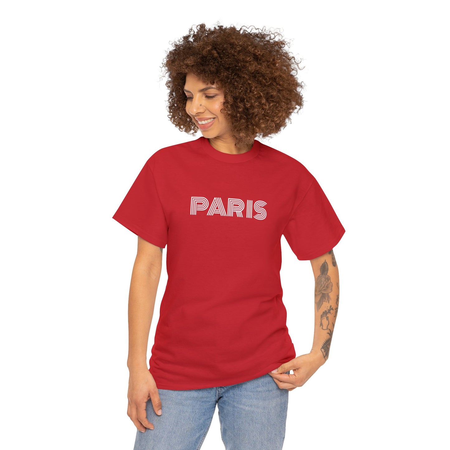 PARIS Unisex Heavy Cotton Tee