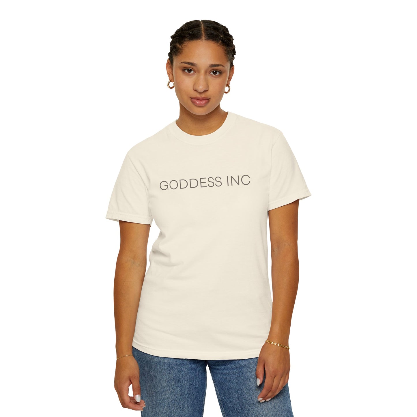GODDESS INC Garment-Dyed T-shirt