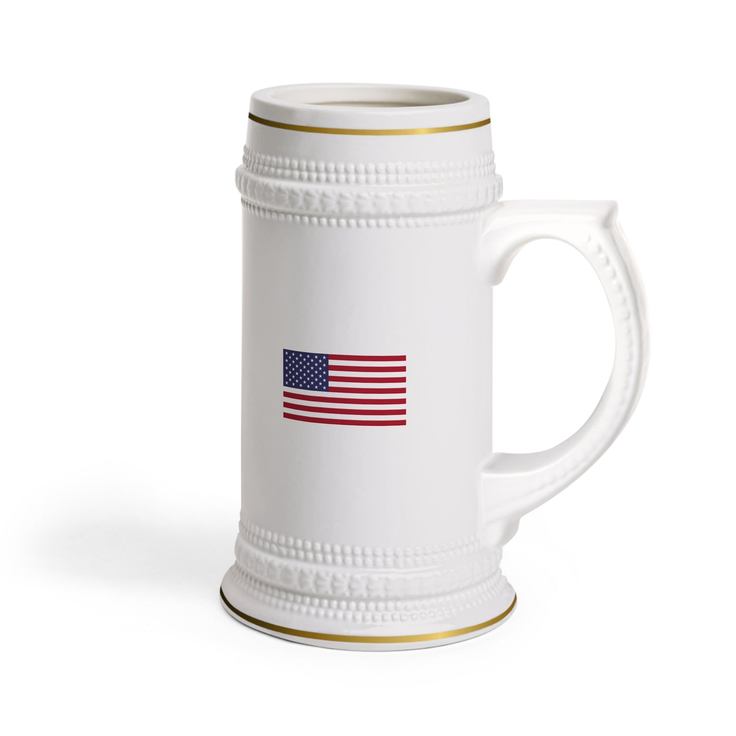 Beer Stein Mug, American Flag