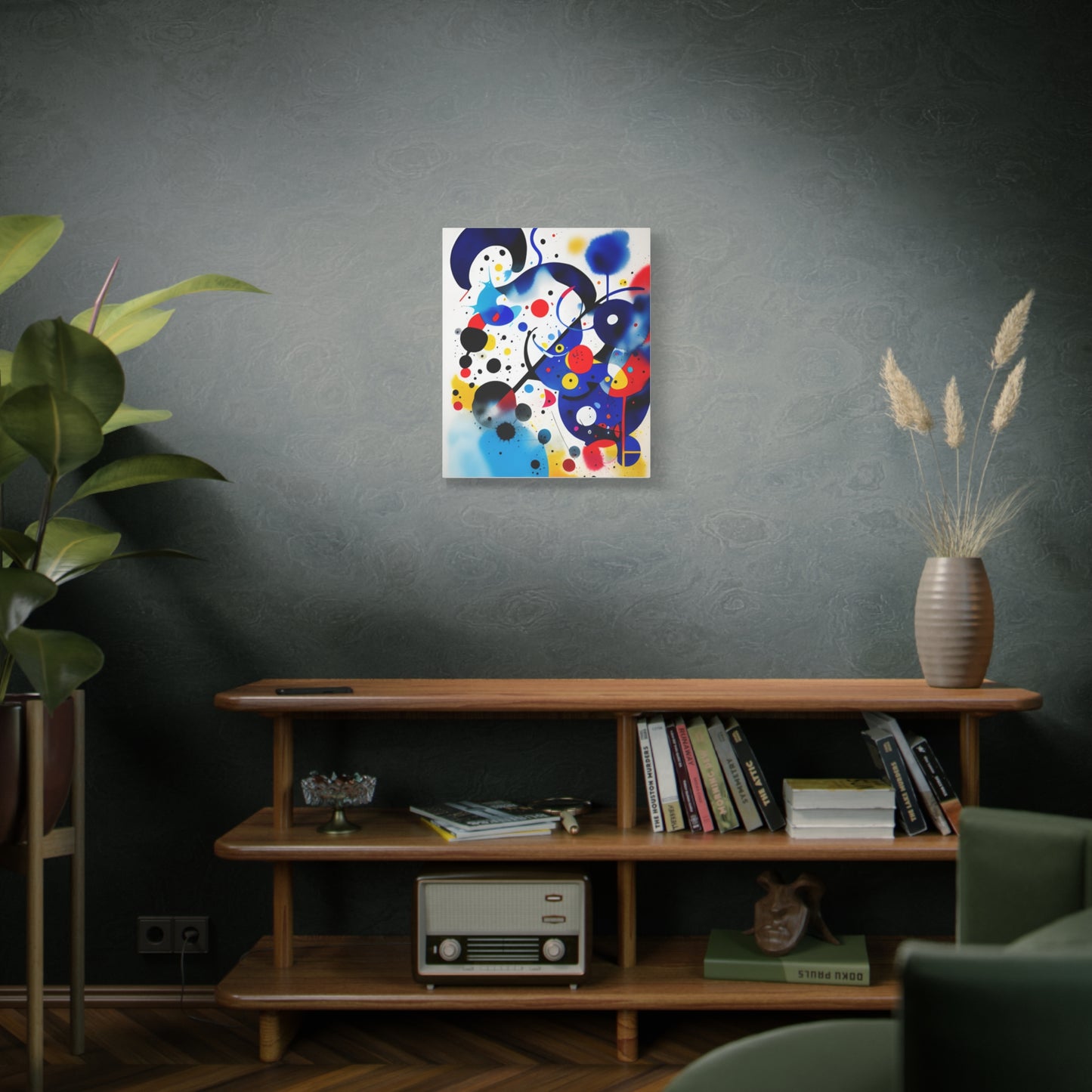 Miro-inspired Matte Canvas, Stretched, 1.25"