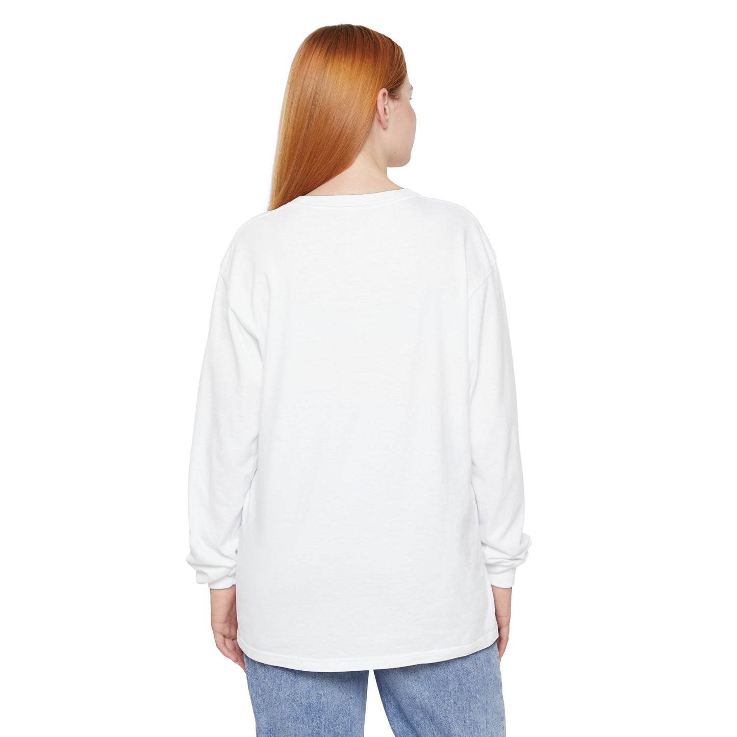 GODDESS INC Garment-dyed Long Sleeve T-Shirt